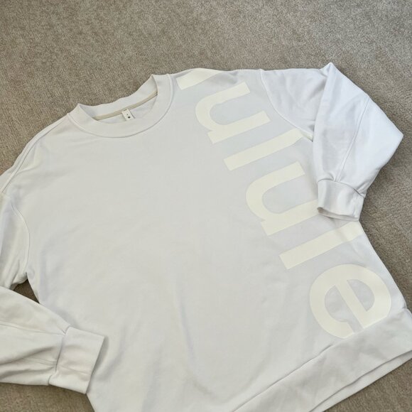Lululemon Perfectly Oversized Crew Logo Sweatshirt 8 - Picture 3 of 9